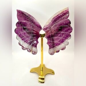 Purple Fluorite Butterfly Wings